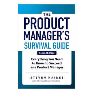 产品经理生存指南 The Survival 英文原版 精装 进口英语原版 Manager 英文版 Product 书籍 第2版 Guide