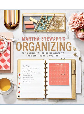 Martha Stewart's Organizing 玛莎斯图尔特的整理技巧 美国家政女王 精装进口英文原版书籍