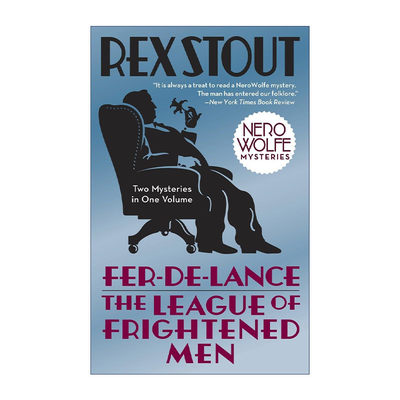 英文原版 Fer-de-Lance The League of Frightened Men Nero Wolfe 矛头蛇 Rex Stout雷克斯·斯托特 英文版 进口英语原版书籍