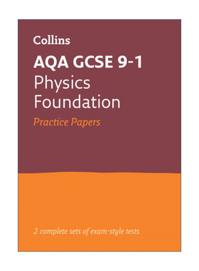 英文原版 Collins AQA GCSE 9-1 Physics Foundation Practice Test Papers 柯林斯英国初中GCSE考试基础物理练习卷 进口英语书籍