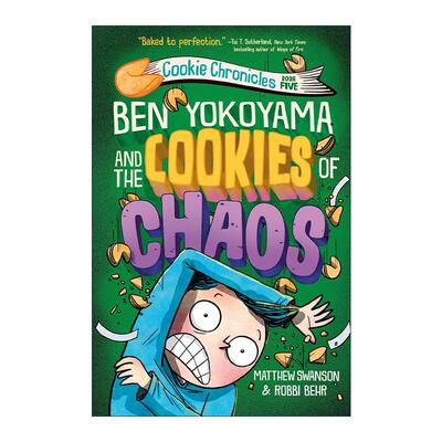 英文原版 Ben Yokoyama and the Cookies of Chaos 饼干编年史5 儿童搞笑校园小说 精装 英文版 进口英语原版书籍