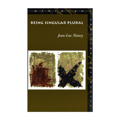英文原版 Being singular plural 成为多元独体 让- 吕克·南希 英文版 进口英语原版书籍