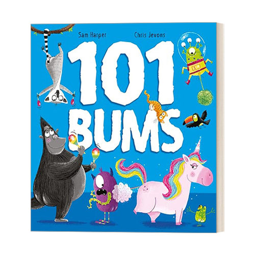 英文原版 101 Bums 101个动物屁股 英文版 进口英语原版书籍