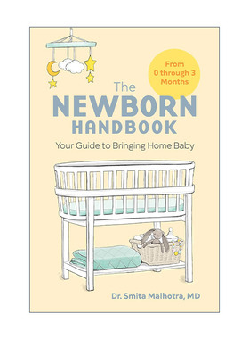 英文原版 Newborn Handbook 新生儿手册 新手父母宝宝养育指南 儿科医生Smita Malhotra 英文版 进口英语原版书籍