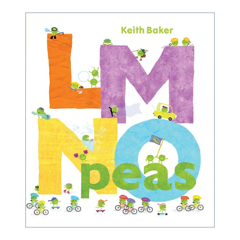 LMNO Peas  豌豆系列 从A到Z的字母大冒险 精装图画书