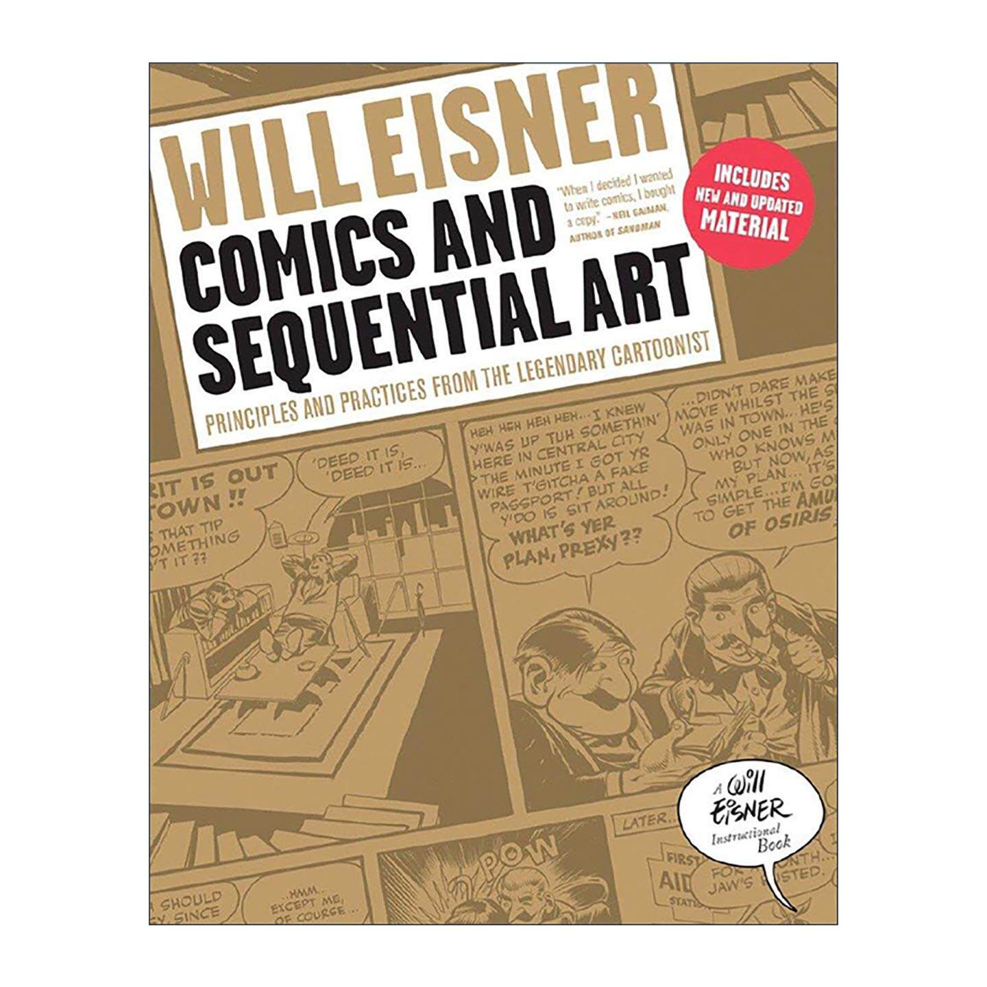 英文原版 Comics and Sequential Art 威尔·艾斯纳漫画教程 漫画和分镜头艺术 英文版 进口英语原版书籍