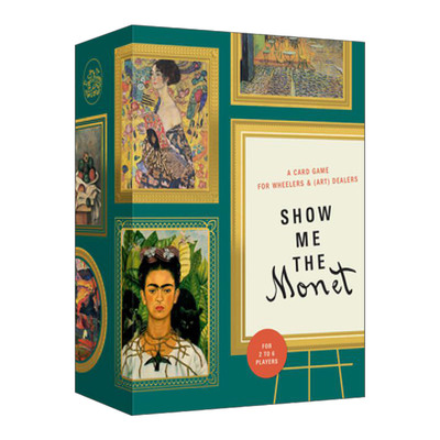 英文原版 Show Me the Monet A Card Game for Wheelers and Art Dealers 卡牌游戏 模拟画商 艺术爱好者 收藏家 进口英语原版书籍