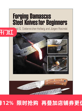 英文原版 Forging Damascus Steel Knives for Beginners 锻造大马士革钢刀入门指南 英文版 进口英语原版书籍
