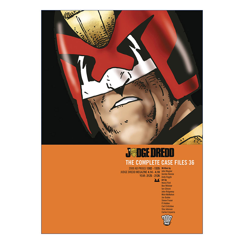 Judge Dredd Case Files 36 特警判官 漫画合集36进口原版英文书籍 书籍/杂志/报纸 漫画类原版书 原图主图