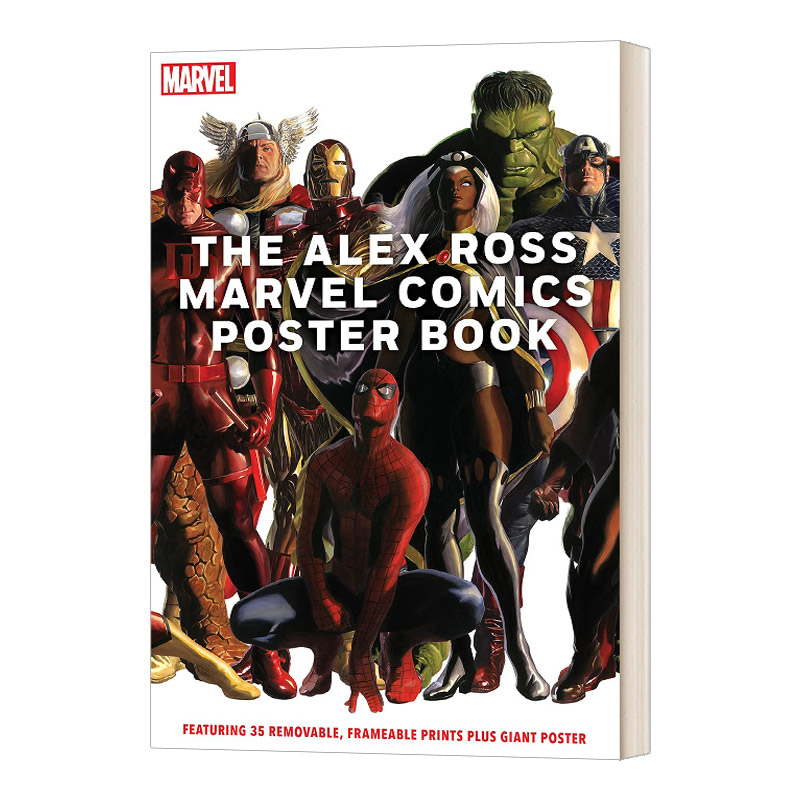 英文原版 The Alex Ross Marvel Comics Poster Book 亚历克斯 罗斯漫威漫画海报画集 英文版 进口英语原版书籍