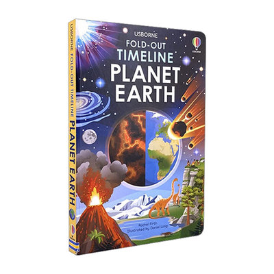 Fold-Out Timeline of Planet Earth 可折叠的时间轴 行星地球进口原版英文书籍