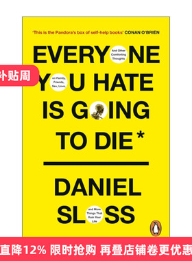 英文原版 Everyone You Hate is Going to Die 反正你讨厌的人都会死 脱口秀演员Daniel Sloss幽默段子 英文版 进口英语书籍