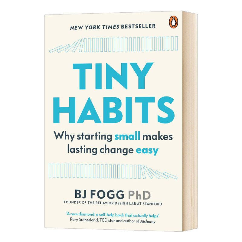 微习惯 改变一切的小变化 Tiny Habits 英文原版书 福格行为模型 习惯培养 摆脱拖延症 BJ Fogg 进口英语书籍 Virgin Books