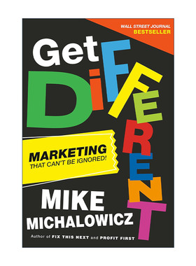 英文原版 Get Different 与众不同 不可忽视的市场营销指南 Mike Michalowicz 精装 英文版 进口英语原版书籍