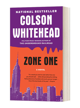 Zone One 第一区 Colson Whitehead科尔森·怀特黑德 普利策奖得奖主进口原版英文书籍