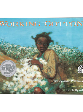 Working Cotton 摘棉花的故事 凯迪克奖绘本 平装大开 Carole Byard进口原版英文书籍