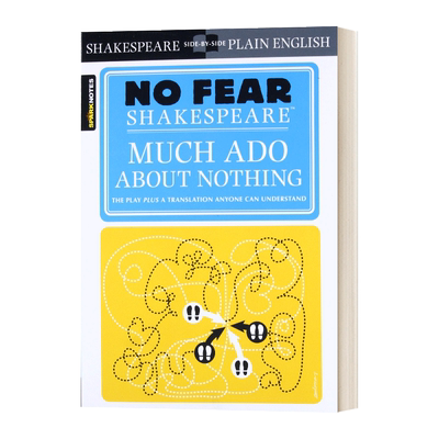 英文原版 Much Ado About Nothing No Fear Shakespeare 无惧莎士比亚 无事生非 别怕莎士比亚 英文版 进口英语原版书籍