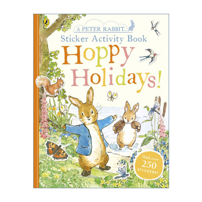 英文原版 Peter Rabbit Hoppy Holidays Sticker Activity Book 彼得兔的故事 夏日假期 贴纸活动书 英文版 进口英语原版书籍