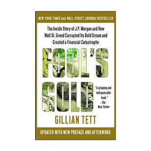 Fool 摩根 Tett进口原版 英文书籍 金钱 Gillian 疯狂 Gold 疯狂梦想与金融衍生品