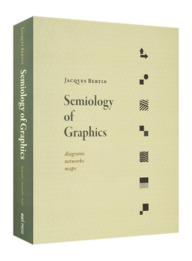 英文原版 Semiology of Graphics 制图中的记号学:图表 网络 地图 精装 英文版 进口英语原版书籍