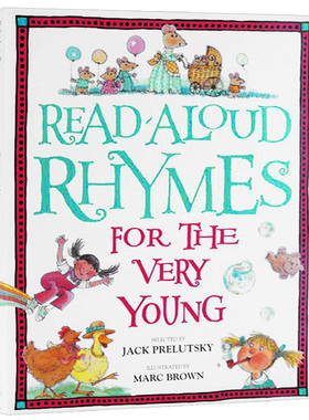 学前儿童英语诗歌朗诵韵文 英文原版 Read-Aloud Rhymes for the Very Young 学美国共同核心课程标准文本范例 进口英文书