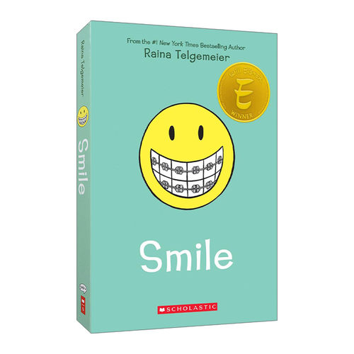 英文原版 Smile 微笑 Raina Telgemeier 英文版 进口原版英文书籍