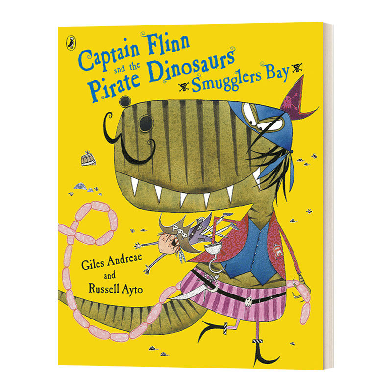 英文原版 Captain Flinn and the Pirate Dinosaurs - Smugglers Bay 福林船长与海盗恐龙 盗贼之海 英文版 进口英语原版书籍 - 实物图