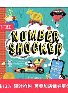 英文原版 Number Shocker 用数字讲科学 儿童STEM科普绘本 英文版 进口英语原版书籍