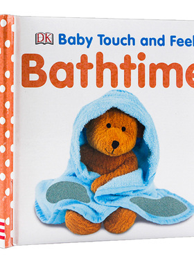 英文原版 Baby Touch and Feel Bathtime 洗澡时间 进口原版英文书籍