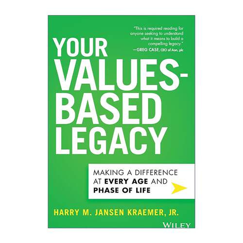 英文原版 Your Values-Based Legacy 基于价值观的遗产 在生命的每个年龄和阶段都有所作为 精装 英文版 进口英语原版书籍