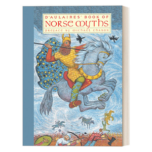 英文原版绘本 D'Aulaires Book of Norse Myths Norse Myths 多莱尔的北欧神话 大开本精装彩绘版 英文版 进口英语原版书籍