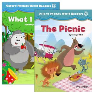 英文原版 Oxford Phonics World Readers Level 1 牛津自然拼读阅读绘本1级 2本套装 自然拼读分级读物 英文版 进口英语原版书籍