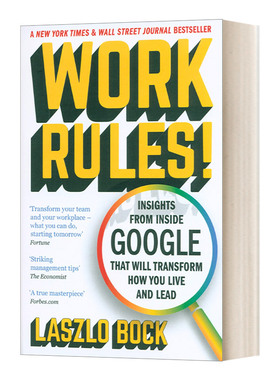 Work Rules! 重新定义团队 谷歌如何工作进口原版英文书籍