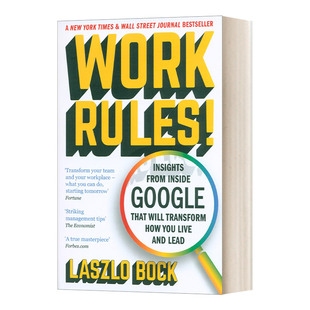 Work Rules! 重新定义团队 谷歌如何工作进口原版英文书籍