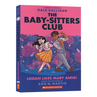 Sitters 保姆俱乐部全彩漫画8 Baby 英文版 进口英语故事书籍 英文原版 Anne Club The Likes Logan Graphic 儿童章节桥梁书 Mary