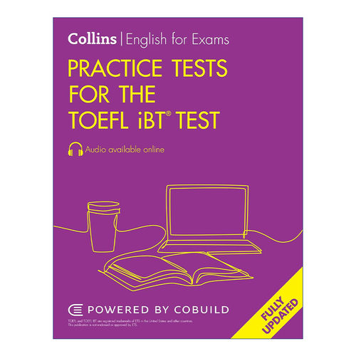 英文原版 Collins English Practice Tests for the TOEFL iBT? Test 托福考试练习 第二版 英文版 进口英语原版书籍