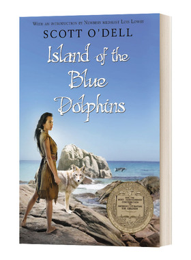 Island of the Blue Dolphins 蓝色的海豚岛 1961纽伯瑞金奖进口原版英文书籍