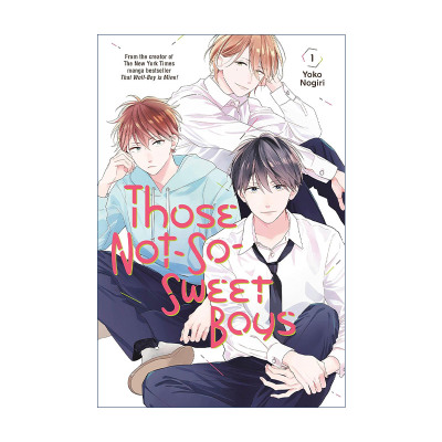 英文原版 Those Not-So-Sweet Boys 1 他们的日常微微苦涩1 贫穷少女x问题儿童3人组 漫画 讲谈社 英文版 进口英语原版书籍