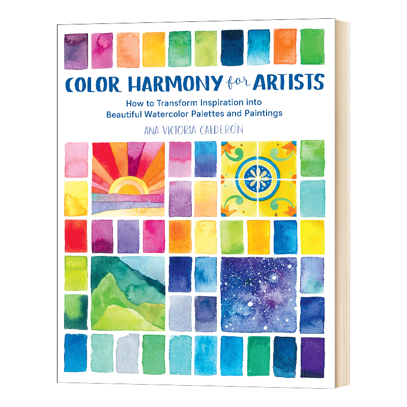 英文原版 Color Harmony for Artists 艺术家的色彩和谐 调色配色水彩绘画技法画册 英文版 进口英语原版书籍
