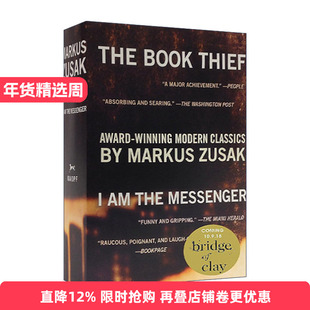 英文原版 The Book Thief I Am the Messenger Paperback Boxed Set 偷书贼 传信人 两册盒装套装 Markus Zusak 进口英语原版书籍