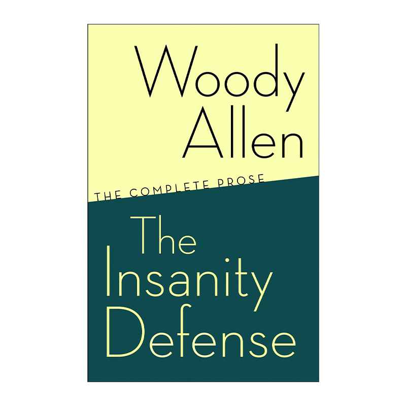 英文原版 The Insanity Defense 精神病辩护 Woody Allen伍迪·艾伦 进口原版英文书籍