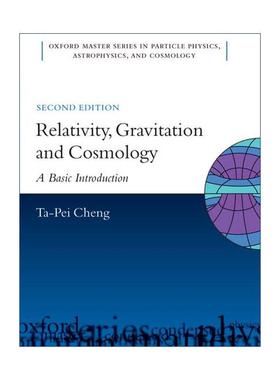 英文原版 Relativity Gravitation and Cosmology 相对论 引力和宇宙学 基础导论 精装 英文版 进口英语原版书籍