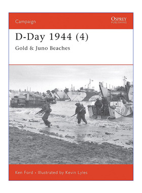 D-Day 1944 (4) 二战盟军1944诺曼底登陆日D-Day 战争历史系列 卷四进口原版英文书籍