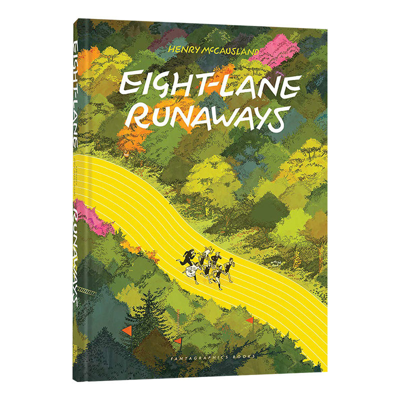 Eight Lane Runaways 跑道上的八个逃亡者 漫画小说进口原版英文书籍