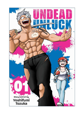 Undead Unluck, Vol.1 不死不幸漫画 卷一 户冢庆文进口原版英文书籍