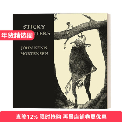 英文原版 Sticky Monsters 黏糊的怪物 丹麦插画师John Kenn Mortensen怪物绘本 精装 英文版 进口英语原版书籍