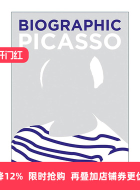 英文原版 Biographic Picasso 毕加索 抽象主义画家 信息图表式精装名人传记 英文版 进口英语原版书籍