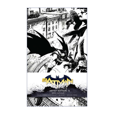 英文原版 DC Comics Batman Hardcover Ruled Journal Artist Edition DC漫画 蝙蝠侠 精装插图版笔记本 英文版 进口英语原版书籍
