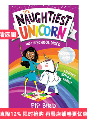 英文原版 The Naughtiest Unicorn and the School Disco 淘气的独角兽系列2 独角兽和学校迪斯科 英文版 进口英语原版书籍
