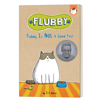 英文原版 Flubby Is Not a Good Pet! 大懒猫费洛比1 兰登桥梁小读本 儿童绘本猫猫故事图画书 幽默全彩插画桥梁书 英文版 进口书